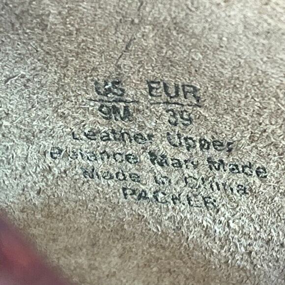 Sam Edelman Booties Womens 9 Packer Rust Suede Leather Stacked Heel Ankle - Picture 10 of 13